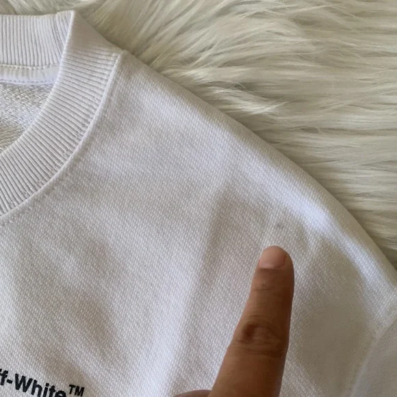 OFF-WHITE Multicolor Crewneck Sweatshirt Size L